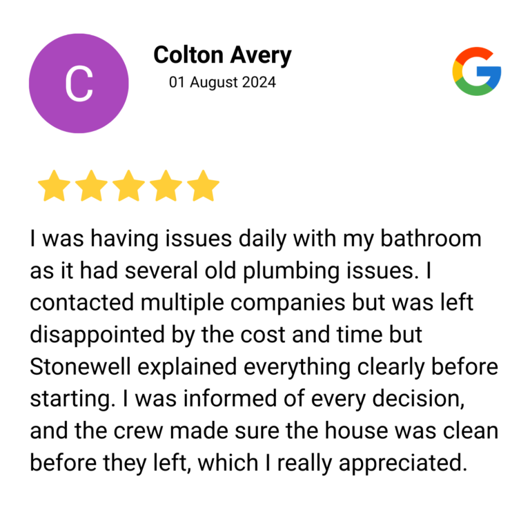 Stonewell Home Remodel in Kirkland Customer Reviews