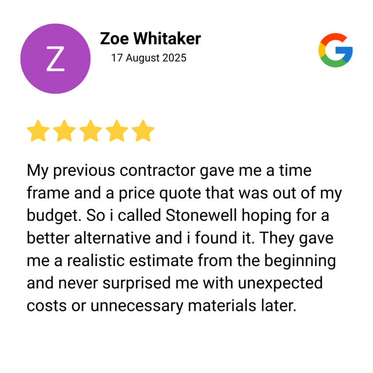 Stonewell Home Remodel in Kirkland Customer Reviews