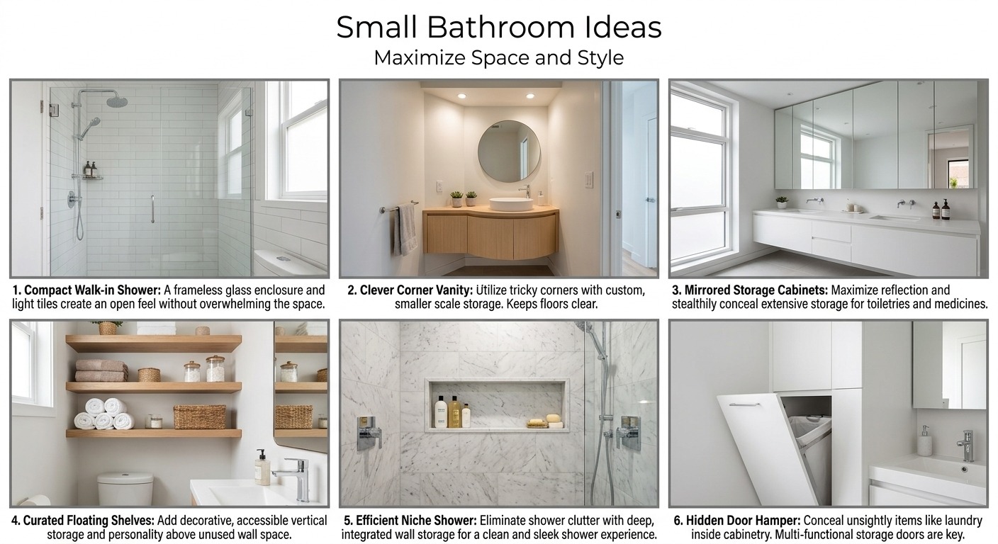 Small Bathroom Ideas That Maximize Space