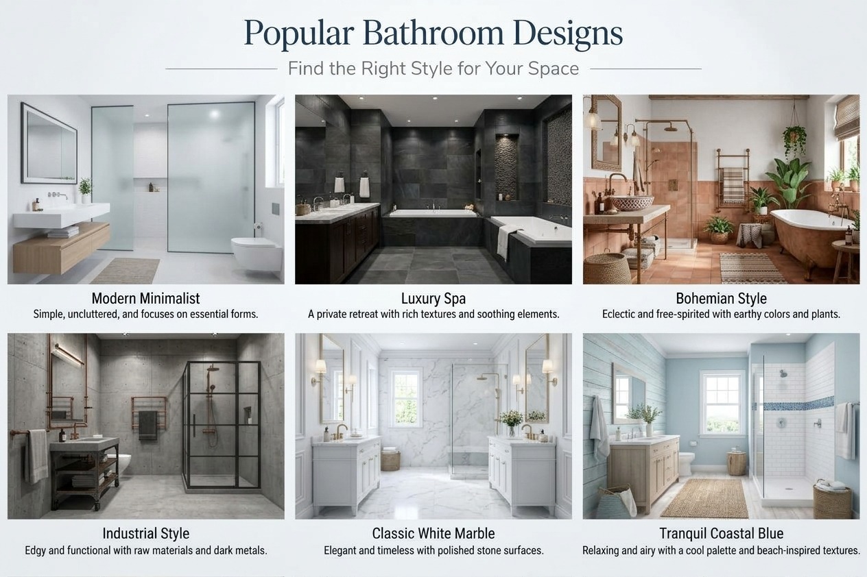 Bathroom Design Ideas: Styles, Layouts & Trends